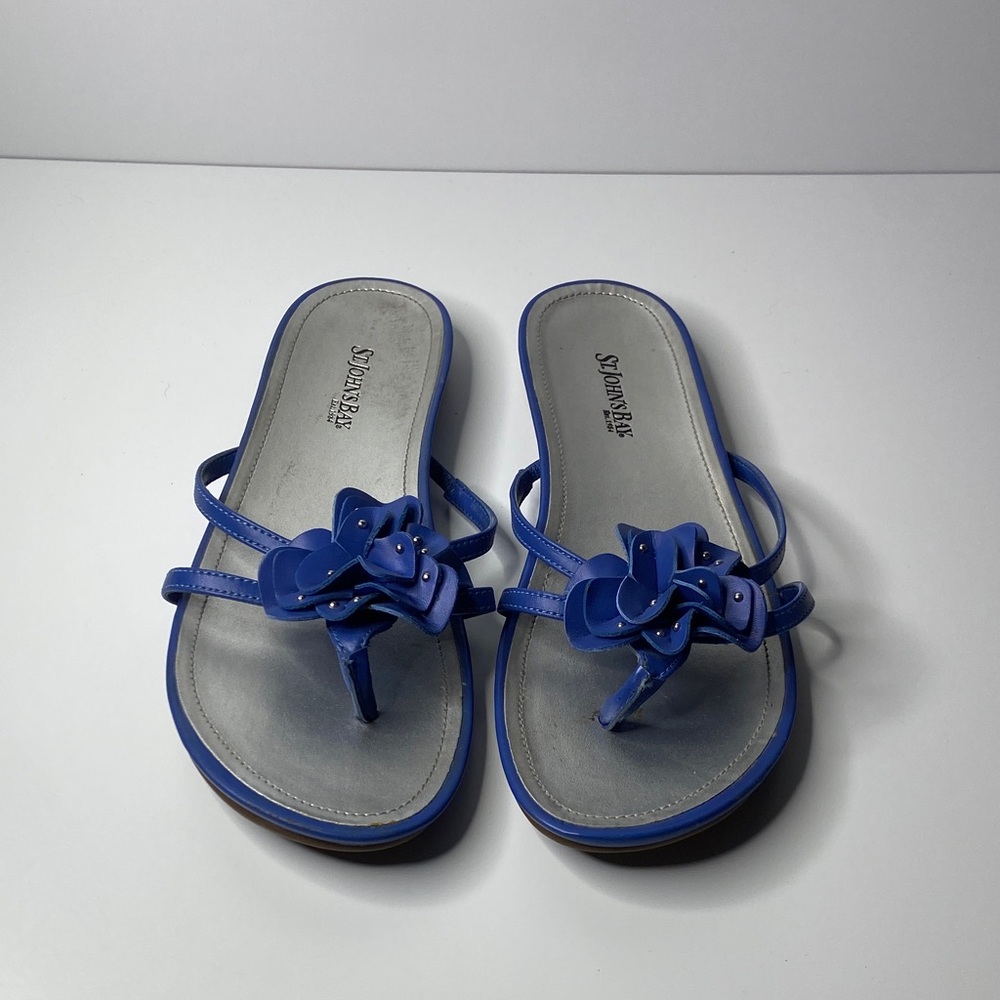St. John's Bay Blue Floral Sandals